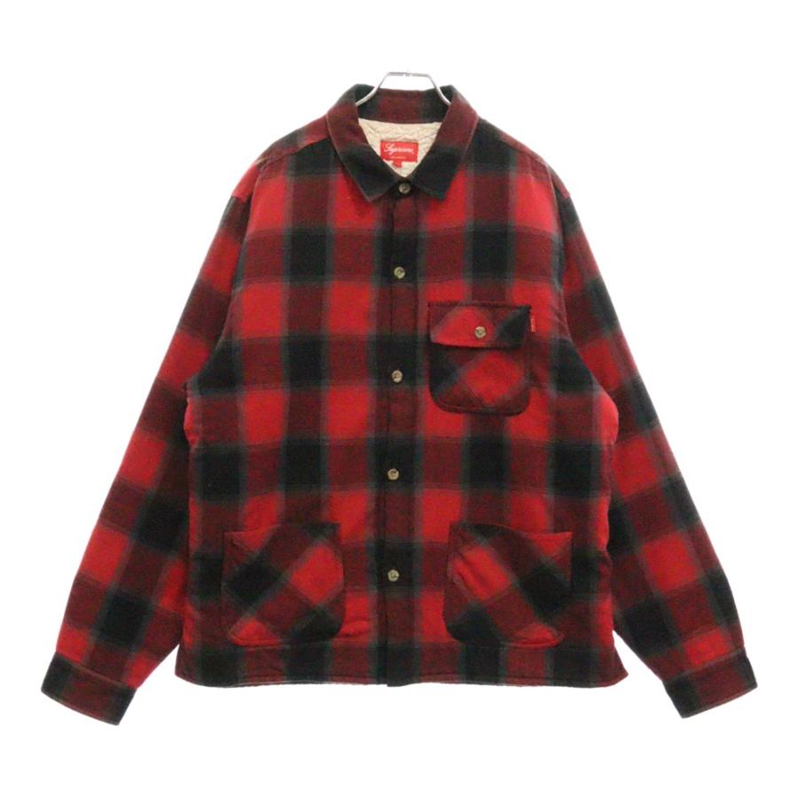 Supreme（シュプリーム） 17AW Buffalo Plaid Sherpa Lined Chore