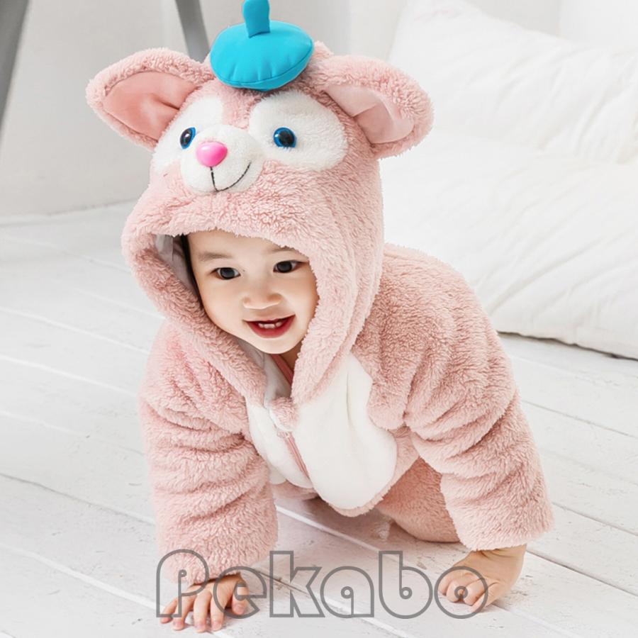 ダッフィー 着ぐるみ ベビー服 ロンパース カバーオール シェリーメイ