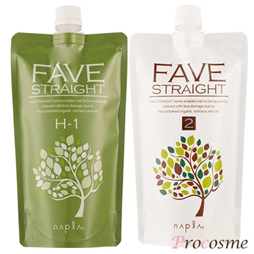 napla（ナプラ） フェーブ ストレート H ハードタイプ 1剤+2剤 各400g