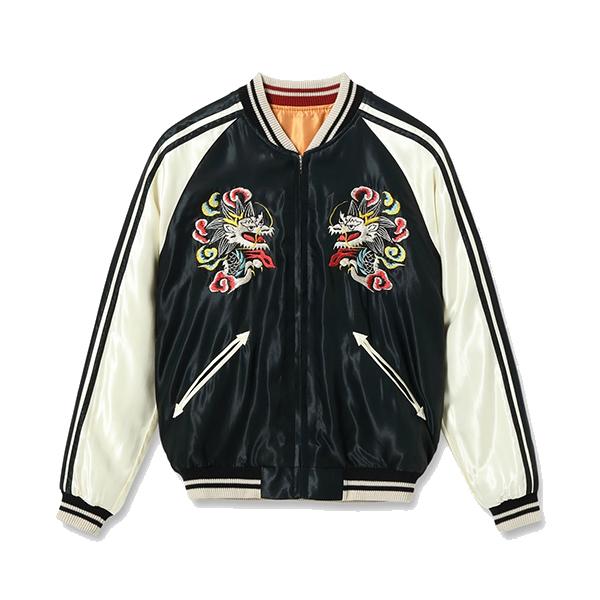 TAILOR TOYO テーラー東洋 リバーシブル スカジャン TT15682-119 WHITE