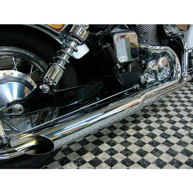 KENTEC（ケンテック） 極太スラッシュカット2IN1マフラー 90Φ シャドウ