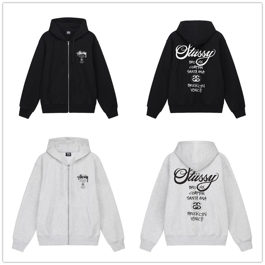 STUSSY（ステューシー） WORLD TOUR ZIP HOOD 3973514[full zip hooded