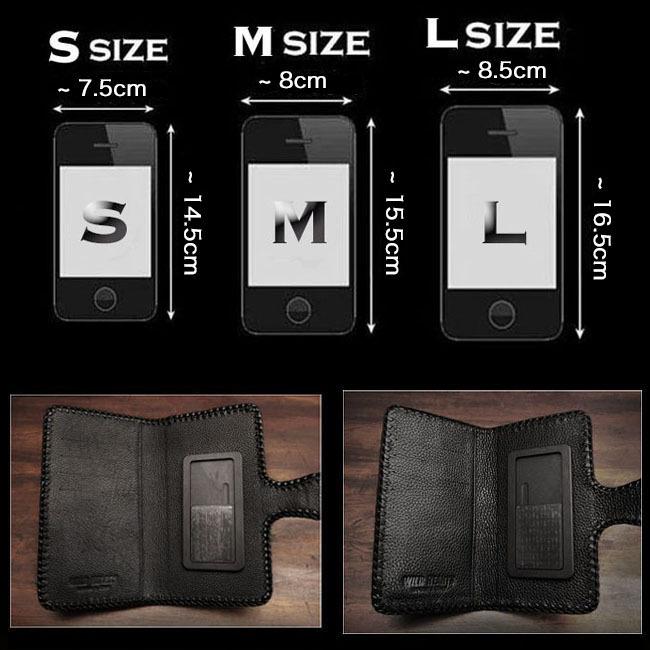 レザースマホケース 多機種対応 スティングレイ／エイ革 手帳型