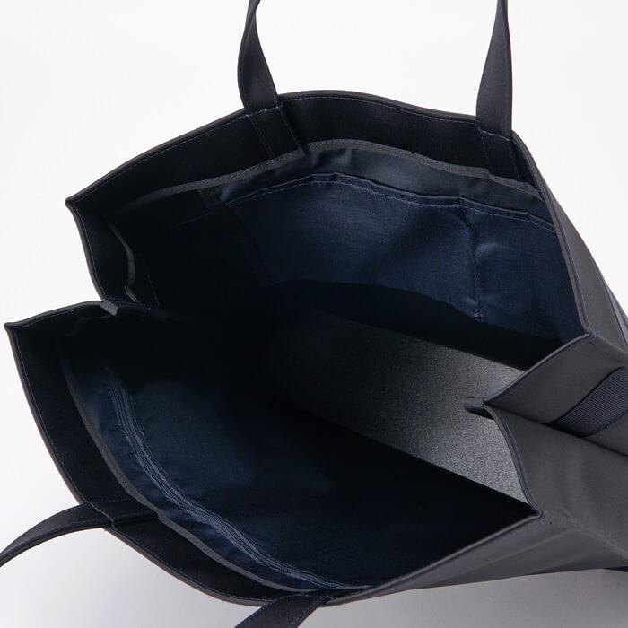 東京ソワール お受験 トートバッグ 大容量 リボン スーツ 紺 ネイビー