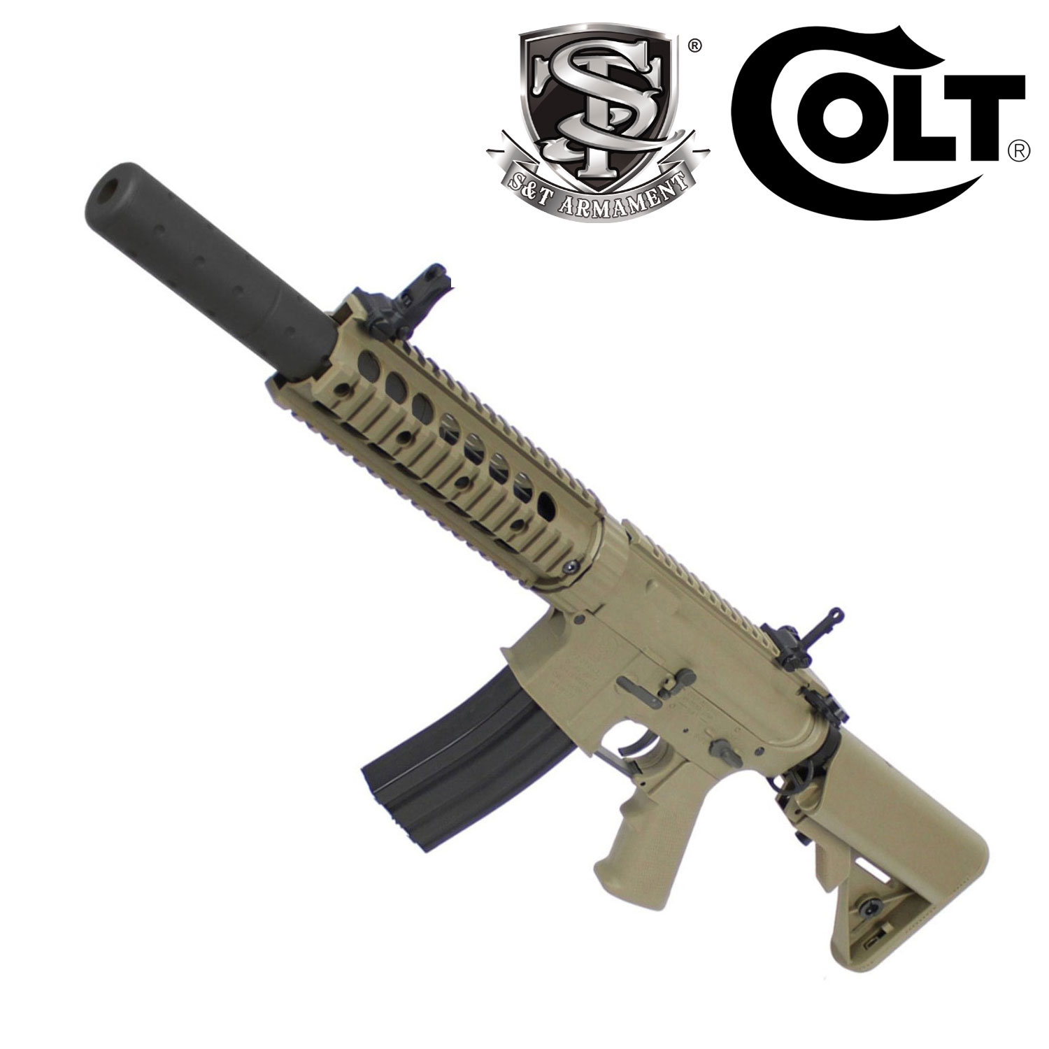 S＆T 電動ガン M4 CQB FF7インチ チャレンジャーライン G3電動ガン DE