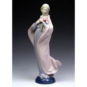 LLADRO（リヤドロ） リヤドロ（Lladro リアドロ 陶器人形 置物） 花と