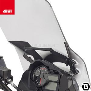 GIVI（ジビ） バイク スクリーン スズキ DL 650 V-Strom 17- ラージ