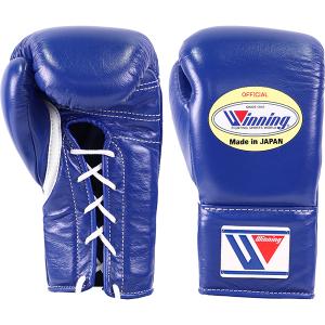 10オンス MS-300-BLKGRY1 ウイニング ボクシンググローブ ひも式