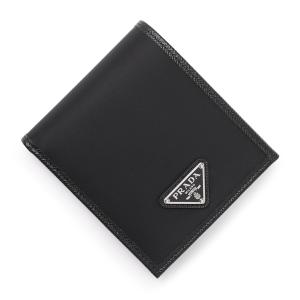 PRADA（プラダ） 二つ折り財布 サフィアーノ トライアングルロゴ