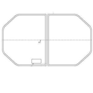 TOTO 風呂ふた 断熱2枚割り蓋1600 【AFKKS81067KSAA21W】 : 建材と住設