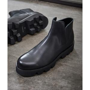 TOGA VIRILIS（トーガ ビリリース） ブーツ SIDE GORE BLACK LEATHER