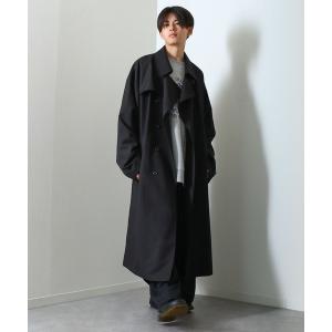 Loose（ルース） トレンチコート コート モードオーバー ハイネック