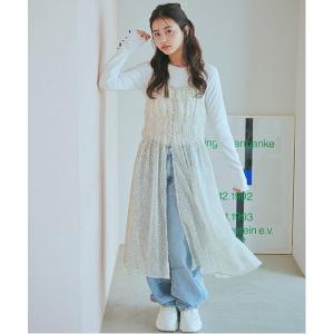 mezzo piano メゾピアノ ぬいぐるみ柄 半袖カットワンピース