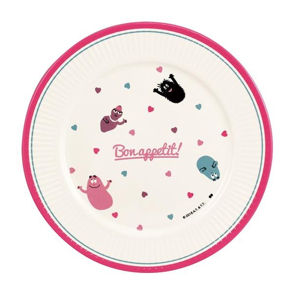 プレート 21cm バーバパパ ハート メラミン製 BARBAPAPA 食器
