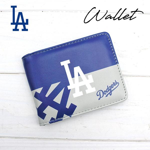 ドジャース 二つ折り財布 ウォレット 財布 MLB dodgers LA 大谷翔平
