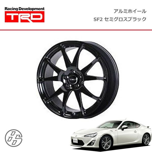 TRD 鍛造アルミホイール SF2 セミグロスブラック 18インチ 4本セット 1
