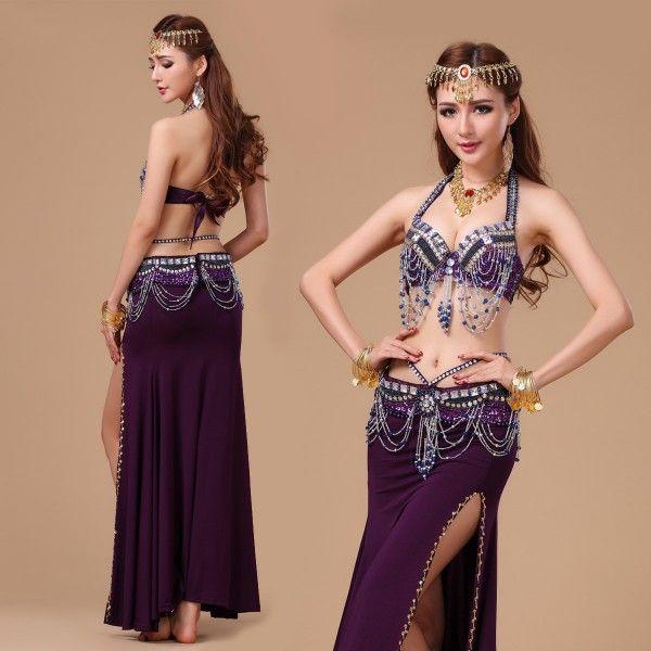 ベリーダンス衣装 セットアップ アラビア風 上下セット 3点セット