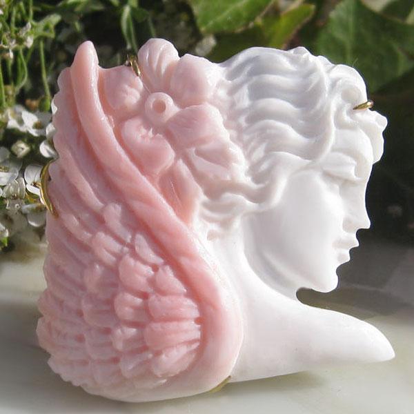 CAMEO（カメオ） 希少 Carla Iannacone作 コンクシェル K18 SILVER