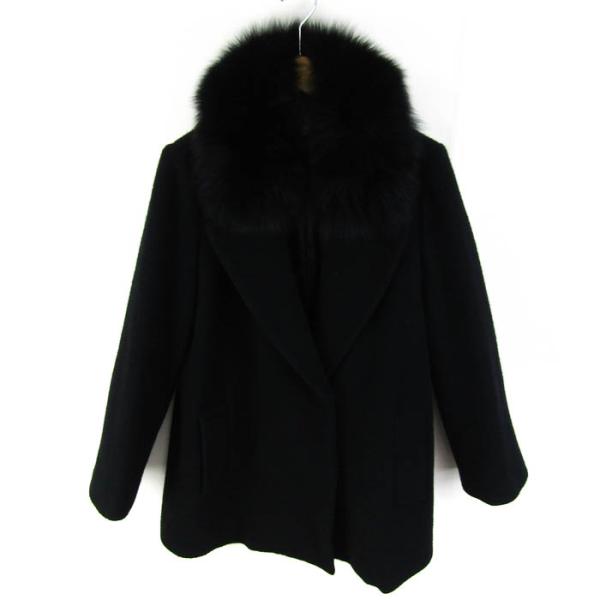 フレイアイディー ウールコート フォックスファー アウター レディース