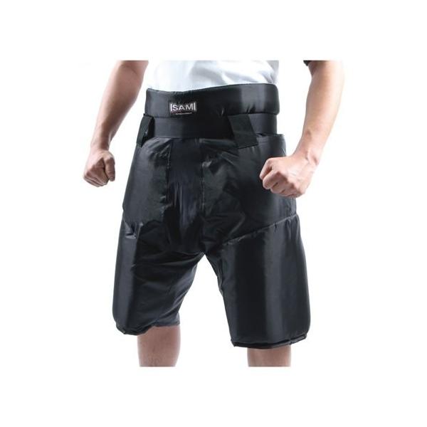 ISAMI ローキックパンツ プロテクター //イサミ 空手 太もも 下段 練習