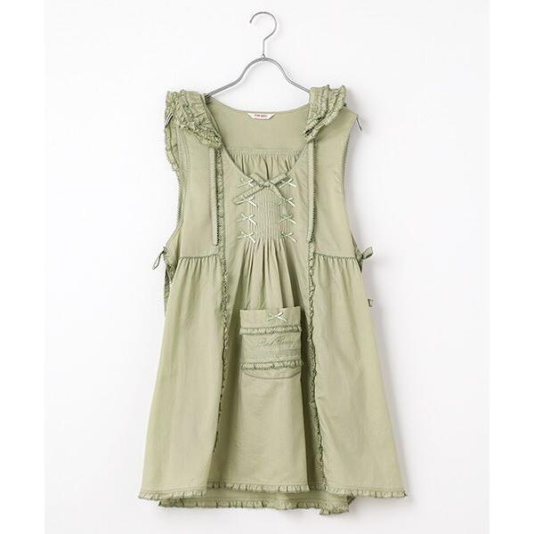 PINK HOUSE（ピンクハウス） フリル使いローンタブリエ : タカシマヤ