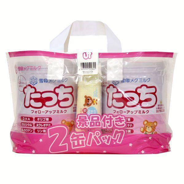 粉ミルク ぴゅあ ミルク 雪印メグミルクたっち 2缶パック 満9か月頃〜3