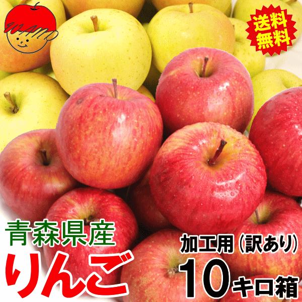 即日発送 青森 りんご 10kg箱 訳あり/加工用 選べる品種 送料無料