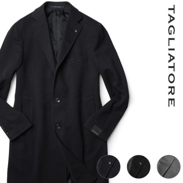 TAGLIATORE（タリアトーレ） チェスターコート メルトン シングル