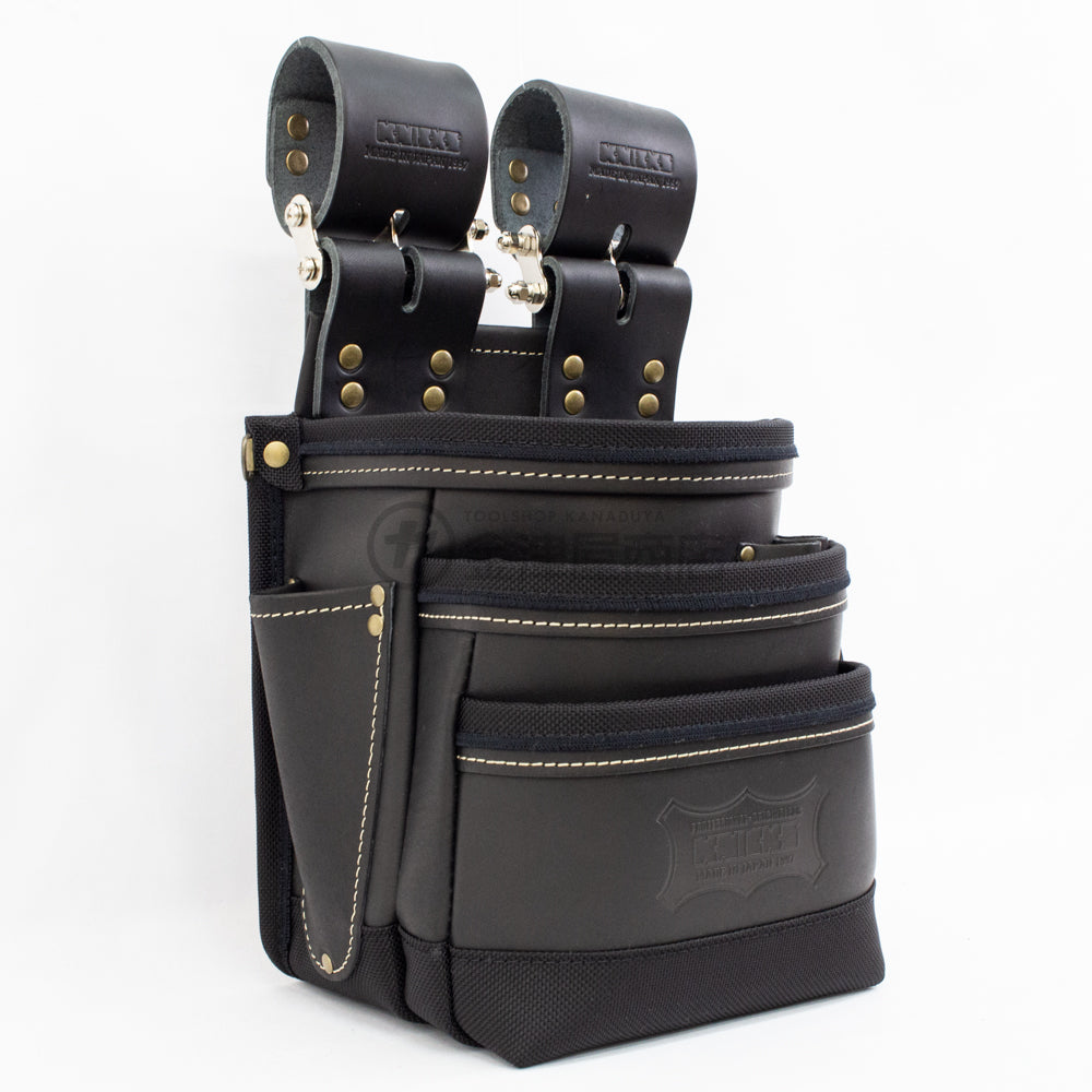 ニックス(KNICKS) 総ヌメ革使用3段腰袋チェーンタイプ バリスティック