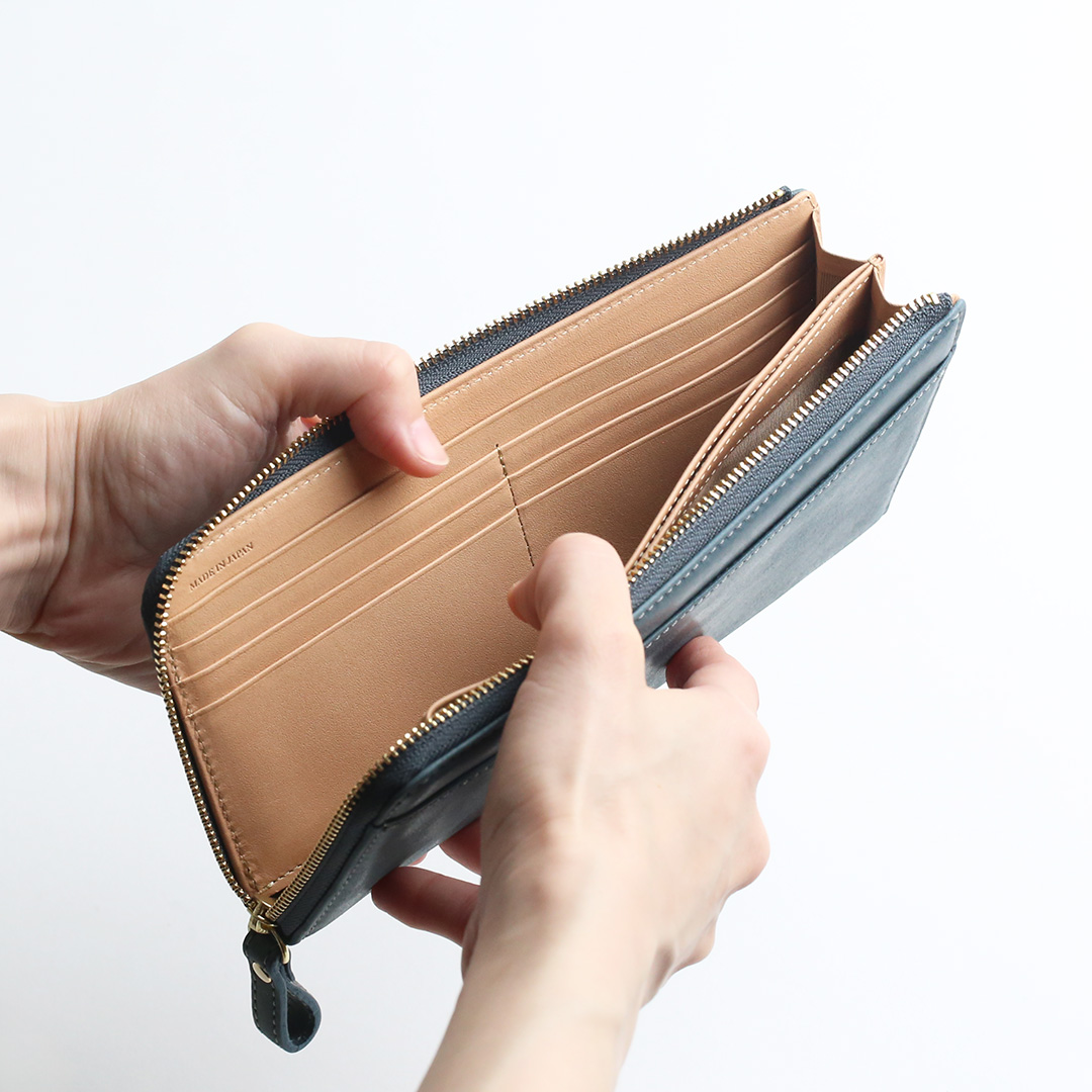 芳醇の革メロウ L字ファスナー長財布 | 香久山鞄