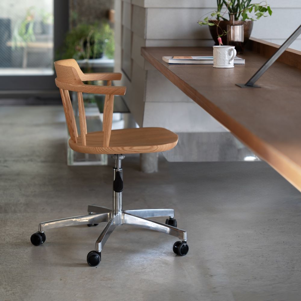 K-WINDSOR クラウンデスクチェア SD3A(オーク) – 柏木工株式会社