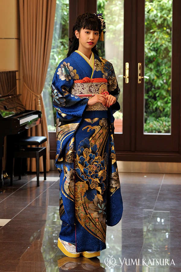 桂由美 振袖「YK-542 」 - ふりそで みうら(旧 三浦京染店)