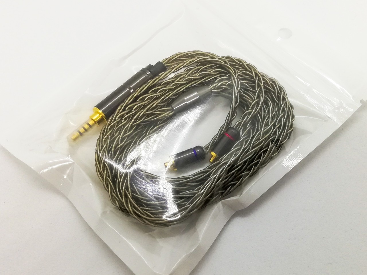 NICEHCK DJY3」 高純度銀メッキ単結晶銅（7N OCC）ケーブル
