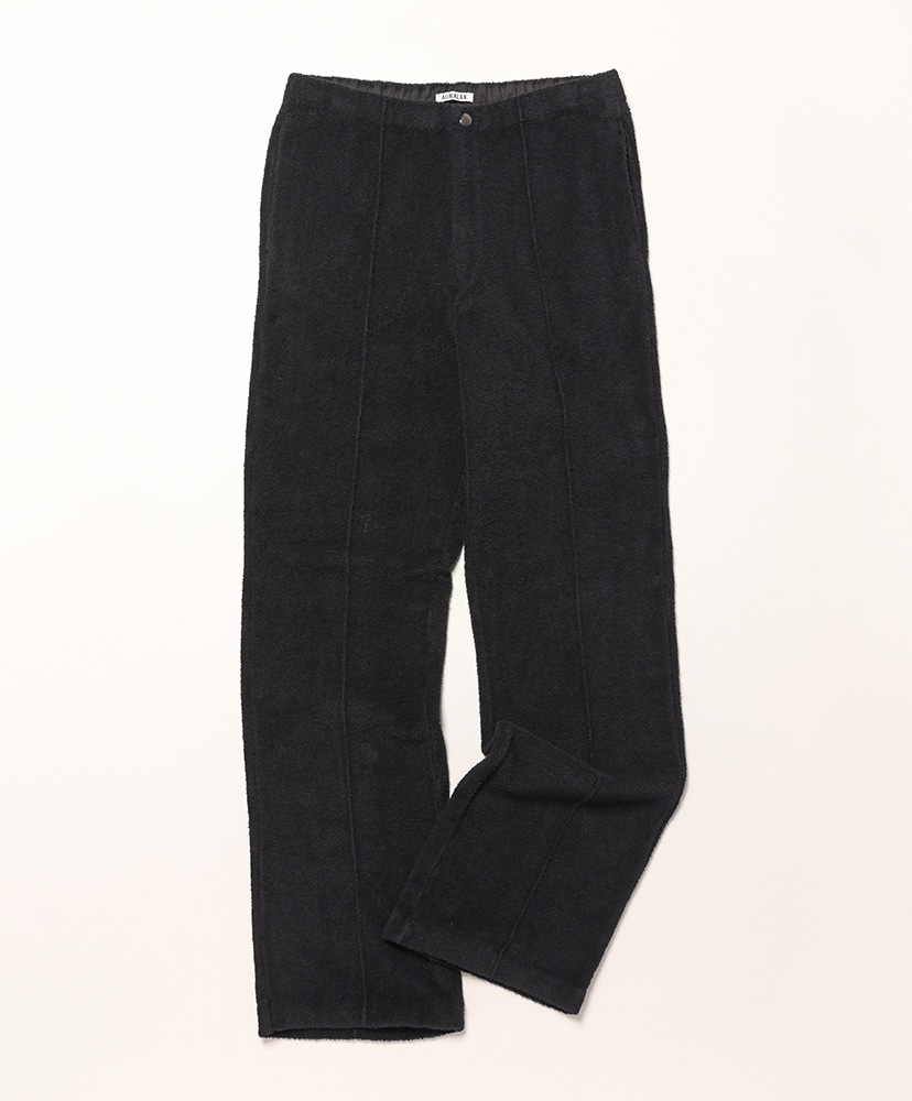 Cotton Nylon Pile Pants(3(MEN) Navy/ネイビー): AURALEE