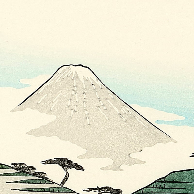 東海道五十三次 江尻｜歌川広重【富士山世界文化遺産登録10周年記念版