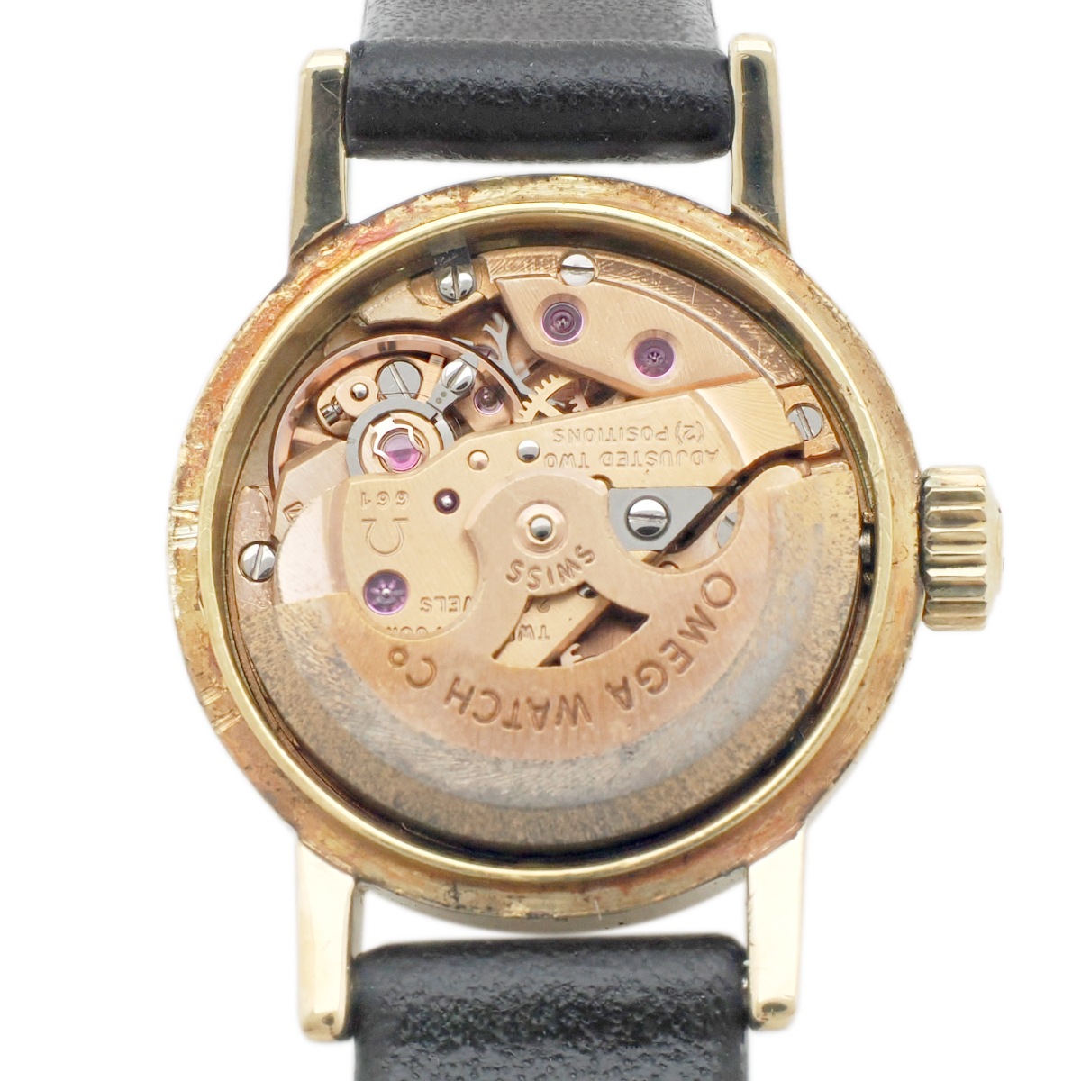 オメガ レディマチック 18金無垢 レディース Ref.551012 Cal.661 自動