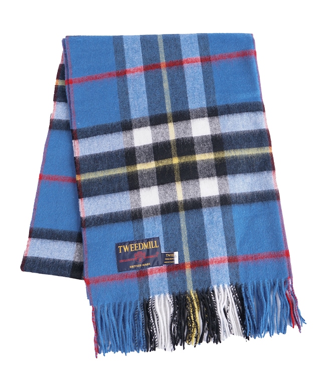 70-190]TWEEDMILL(ツイードミル)大判ピュアウールストール マフラー