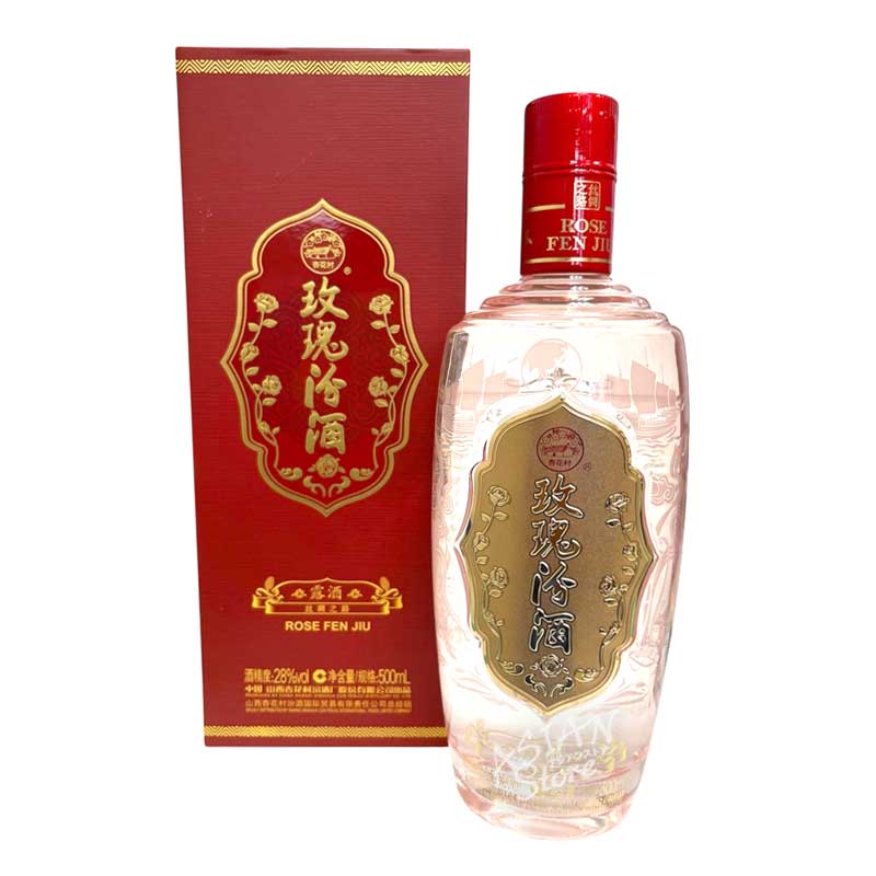 常温便】【白酒】メイクイ フェンチュウ ローズ 薔薇／枚瑰 汾酒 500ml