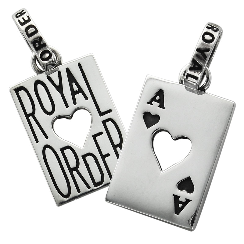 ACE OF HEART | ペンダント,シルバー | ロイヤルオーダー オンライン