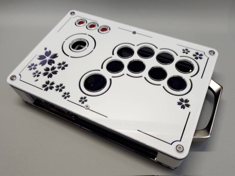 くろまき工房 桜/夜桜 24mmボタン型 ゴールデンレバー対応 コンパクト