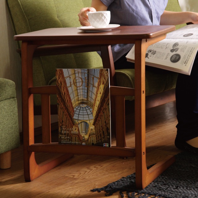 サイドテーブル ノルン マガジンラック付き | 家具,テーブル・デスク