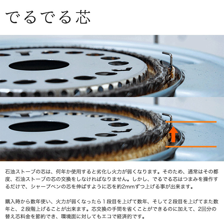 防災対応 石油ストーブ KS-67H ホワイト トヨトミ 災害時・停電の暖房