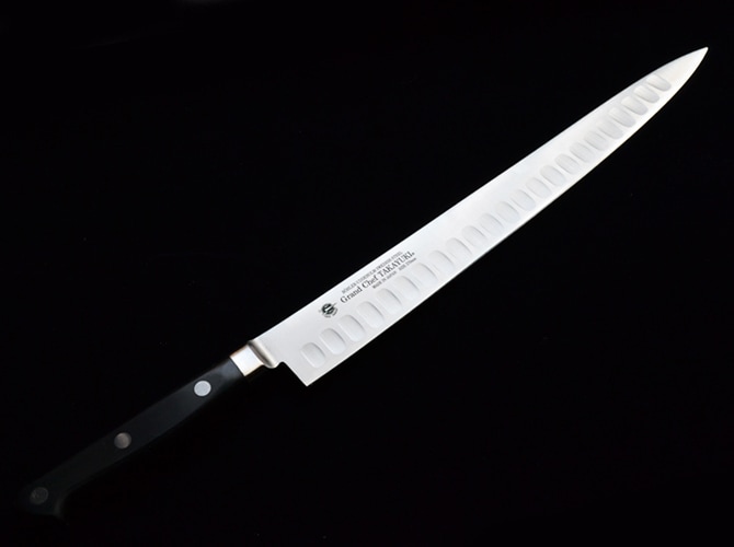 サーモン型筋引24cm 堺孝行 グランドシェフSP(Grand Chef SP) 10104 刃