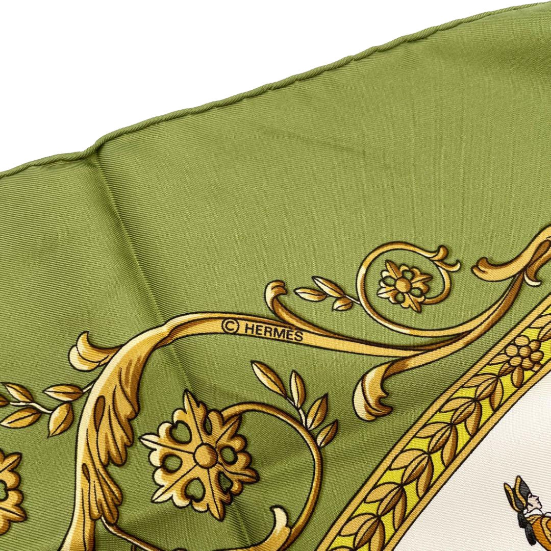 HERMES エルメス スカーフ カレ90 『LA PROMENADE DE LONGCHAMPS