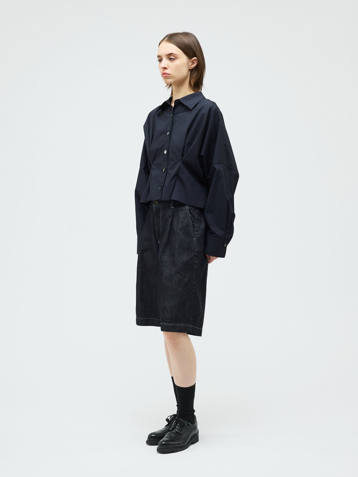mizuiro ind コクーンショートシャツ｜ MARcourt ONLINE STORE