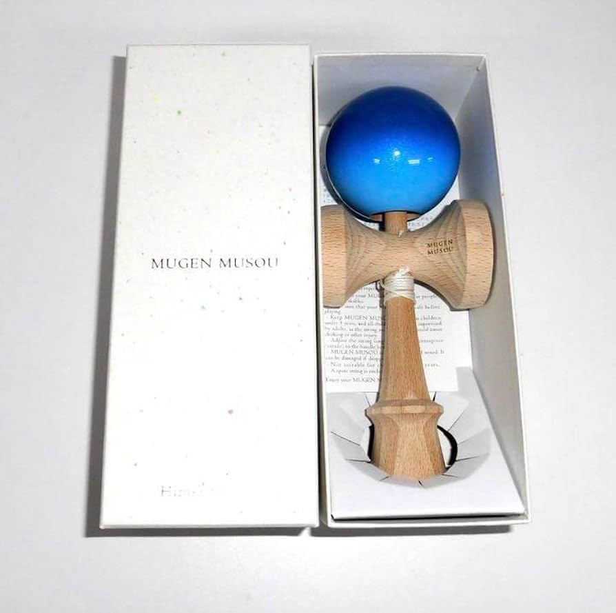 Amazon | MUGEN MUSOU 夢元無双 広島 イワタ木工 けん玉 瀬戸内ブルー