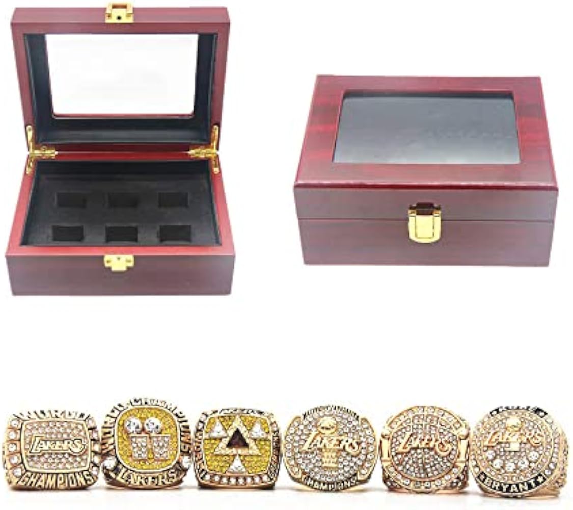 Amazon | [ADBOUT] NBA コービーブライアント引退記念リング6個