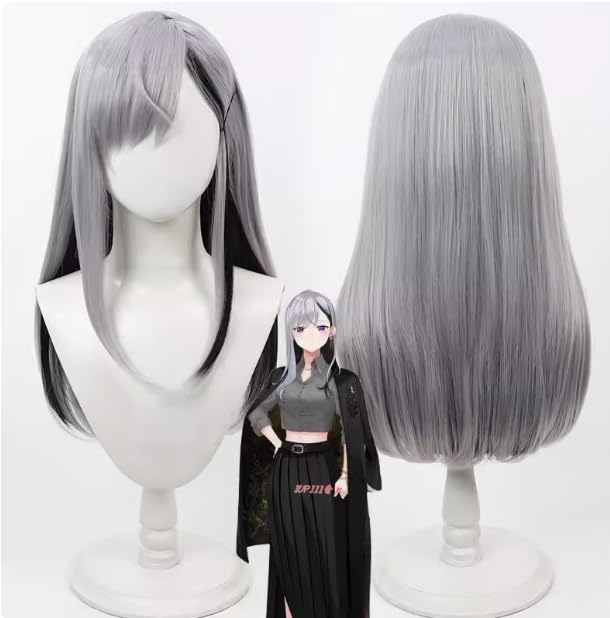 Amazon.co.jp: VTuber 七次元生徒会樋口楓コスプレウィッグ ネット付き