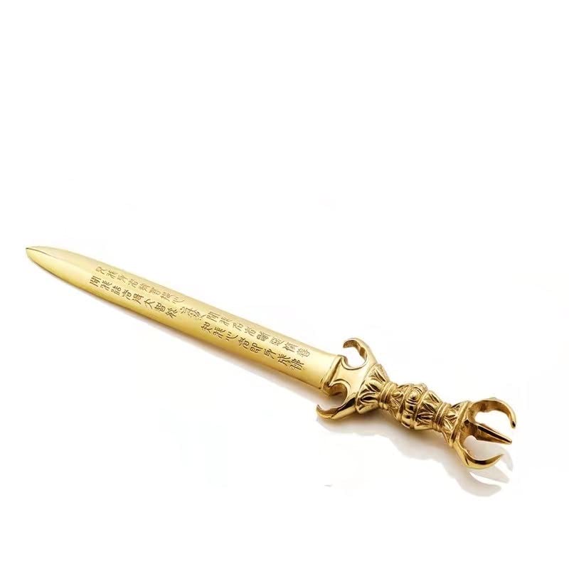 Amazon｜密教法具不動明王の剣レタリング三鈷剣杵 魔除け お守り ほう