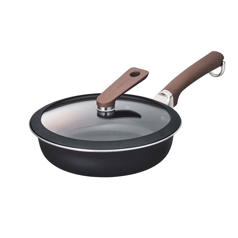 Amazon｜エバークック DECO フライパン 22㎝ ガラスふた付き オール